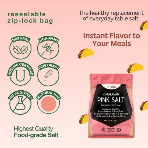 Himalayan Pink Salt Pouch (2.2 lbs)