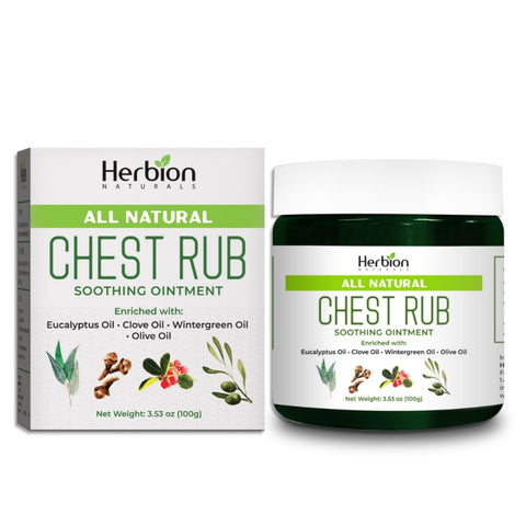 Herbion All Natural Chest Rub Soothing Ointment enriched with Essential Oils