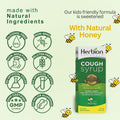 Herbion Cough Syrup with Honey: Alcohol Free, Non-GMO, Gluten Free, No Artificial Flavor, and No Major Allergens