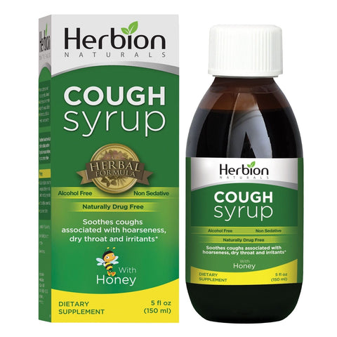 Herbion Cough Syrup with Honey is natural cough medicine