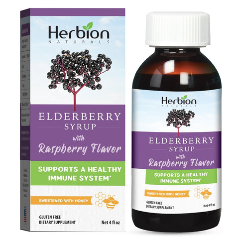 Herbion Elderberry Syrup with Natural Honey for Healthy Immune System