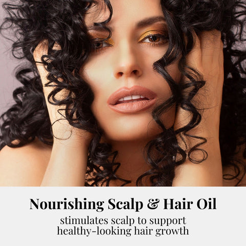 Herbion Rosemary Oil is nourishing scalp and hair oil that stimulates scalp to support healthy-looking hair growth