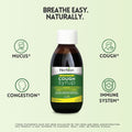 Herbion Sugar Free Cough Syrup supports Immune System, relieves congestion, and soothes cough. 