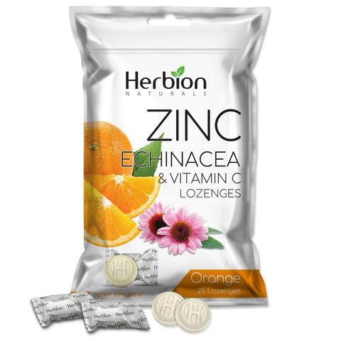 Zinc Echinacea and Vitamin C Lozenges for Immune Support